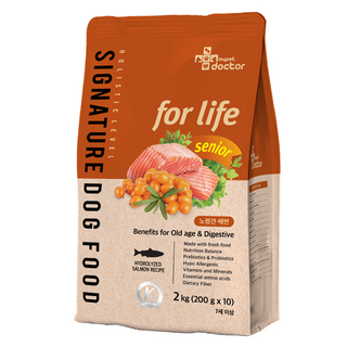 마이펫닥터 시니어 강아지 시그니처 푸드 포 라이프 건식사료, 연어