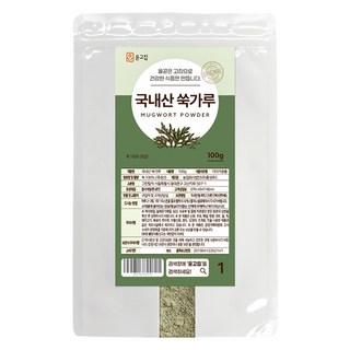 윤고집 쑥가루, 100g, 1개