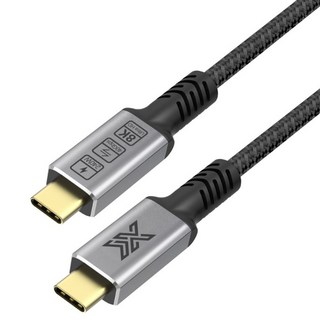 Type-C to Type-C USB4 8K 40Gbps Thunderbolt 4快速充電數據線 240W, 0.5m, 1個, 混色