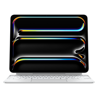 Apple 정품 매직 키보드 iPad Pro M4 모델용, 화이트, 중국어(병음)
