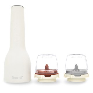파이나밀 2세대 USB 전동 그라인더 화이트, 50ml, 1개