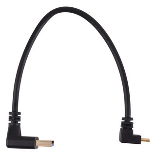 컴스마트 A타입-C타입 USB 3 to 3.1 상향 전면 꺾임 케이블 NA561, 1개