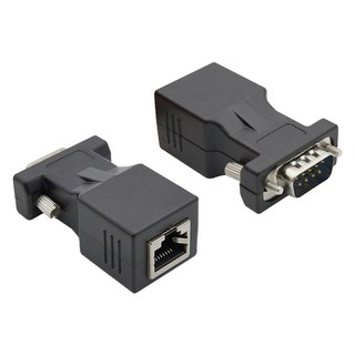 Coms RS232 9Pin M to RJ45 F串行轉接頭 2入, 2個, BT720