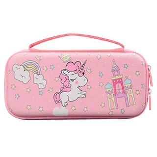 호후 닌텐도스위치 유니콘 휴대용 하드 케이스, 혼합색상, 1개