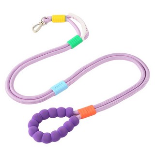PASTEL PET 寵物鮮豔免提牽繩, 紫色, 1個