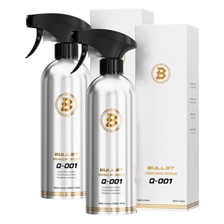 불렛 Q001 스트라다 퀵디테일러 물왁스, 500ml, 2개