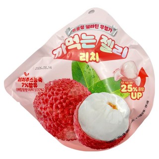 까먹는젤리 리치, 60g, 1개