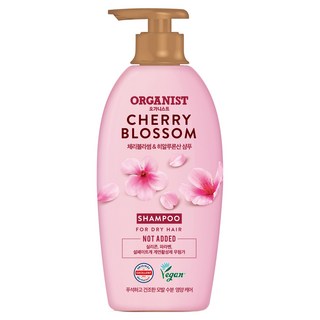 오가니스트 엘라스틴 체리블라썸 수분 영양 샴푸, 750ml, 1개
