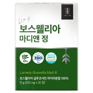 랩온랩 보스웰리아 마디앤정 30p, 1개, 30정
