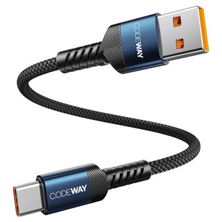 코드웨이 USB A-C타입 고속충전 데이터 숏 케이블