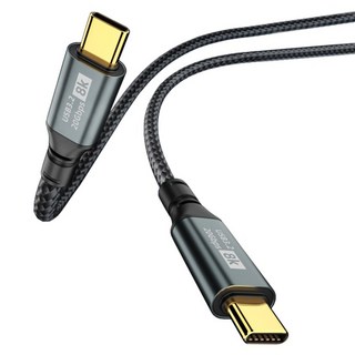 Ytek 고급 USB 3.2 Gen2 C to C타입 PD 100w 20Gbps 8K 미러링 고속 충전 케이블