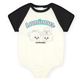 MilkBaby 유아용 마카롱 라글란 바디수트 아기우주복