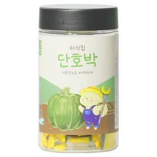 댕댕이연구소 강아지 디디랩 파삭칩 저온건조 과일 채소 간식 (단호박)