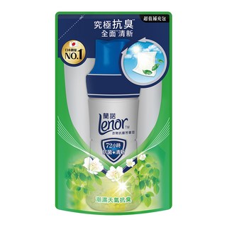 Lenor 蘭諾 衣物抗菌芳香豆 潮濕天氣抗臭 補充包, 1包, 430ml