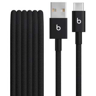 Apple USB A타입 to C타입 Beats 우븐 케이블, 볼트 블랙, 1개, 1.5m