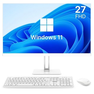 디클 2024 올인원 PC 셀러론 인텔 12세대, 화이트, A27N1, 128GB, 8GB, WIN11 Home