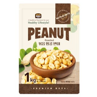 너츠앤너츠 볶음 땅콩 반태, 1개, 1kg