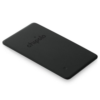 치폴로 분실방지 블루투스 트래커 카드 소형 위치추적 스마트태그 애플 전용, 블랙, 1개