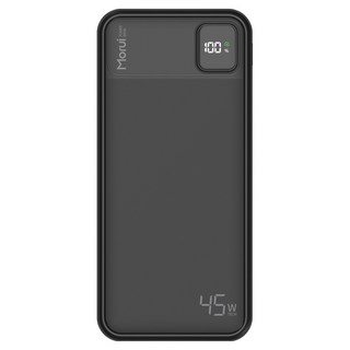 모루이 45W PPS 초고속충전2.0 대용량 보조배터리 20000mAh, 블랙, MT-45