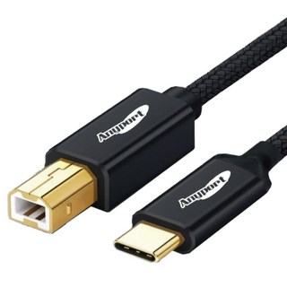 애니포트 USB 2.0 C타입 TO B 프린터케이블, 2개, 1m