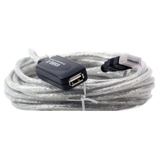 컴스 USB 2.0 리피터 연장 케이블 일체형 U9418, 1개