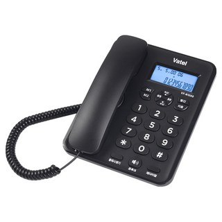 바텔 발신자 번호표시 유선전화기 화이트, VF-N1000