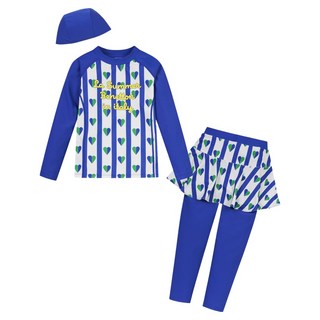 베네통키즈 여아용 체리베리 래쉬가드 세트