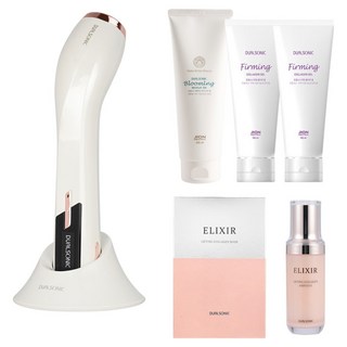 듀얼소닉 맥시멈 탄력 + 블루밍젤 + 콜라겐젤 2P + 콜라겐 앰플 + 콜라겐 마스크팩 10p 패키지 세트, 화이트, JOMT-AH-11A
