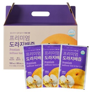 유기농마루 물넣지않은 어른용 프리미엄 도라지배즙, 100ml, 50개