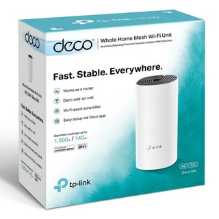 tp-link AC1200 完整家庭Mesh Wi-Fi系統, 1台, Deco M4