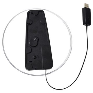 SPACE SHIELD Sony PlayStation PS5 Pro Slim兼容水晶RGB波浪燈光主機直立式垂直支架底座, 黑色, 1個, 單品
