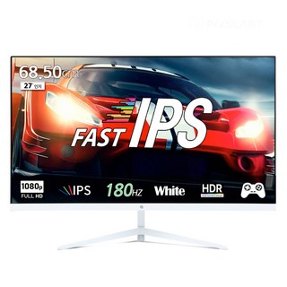 픽셀아트 FHD 180Hz Fast IPS 무결점 모니터 화이트