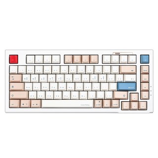 씽크웨이 풀알루미늄 75배열 82키 유무선 기계식 텐키리스 키보드, Soy Milk, TAUCHE S501, BSUN TOY