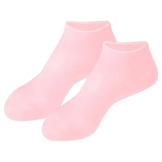 로이랑 발 보습 케어 실리콘 양말 핑크