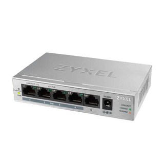 ZYXEL 無網管型5埠Gigabit PoE交換器 GS1005HP,隨插即用,節能省電, 1個