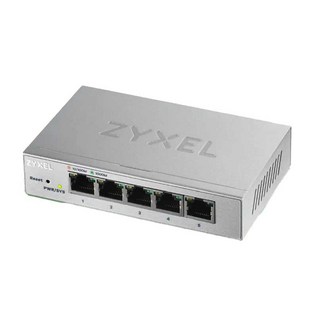 ZYXEL 網頁式管理型5埠 Gigabit 乙太網路交換器 GS1200-5,輕鬆擴展網路,安全穩定, 1個