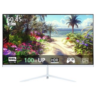 픽셀아트 FHD 100Hz 모니터 화이트, 60.45cm, PA2430W(무결점)