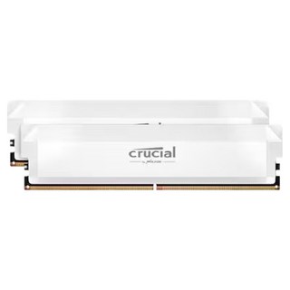 마이크론 Crucial DDR5 6000 CL36 PRO Overclocking 화이트 패키지 16GB + 16GB 램 데스크탑용 CP2K16G60C36U5W, 1개