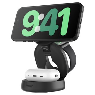 벨킨 3in1 Qi2 15W 컨버터블 마그네틱 무선 고속 충전 스탠드