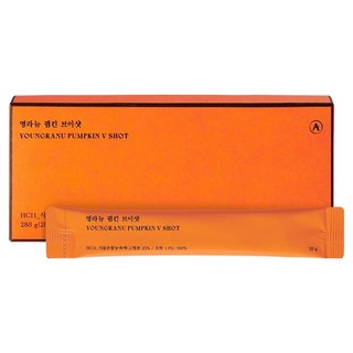 영라뉴 펌킨 브이샷 솔루션 호박 차 14p, 14회분, 280g, 1개