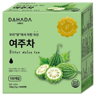 다하다 국산 여주차, 1g, 100개입, 1개