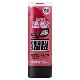 오리지널소스 샤워젤 루바브 라즈베리, 1개, 250ml