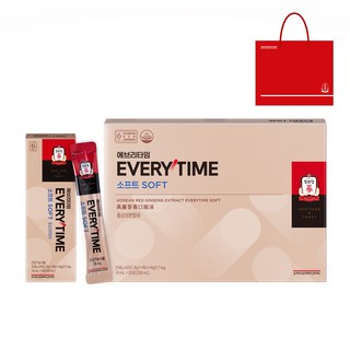 에브리타임 홍삼정소프트 + 쇼핑백, 200ml, 1개
