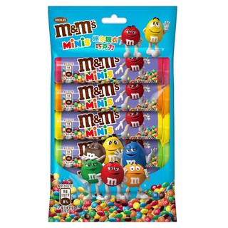 m&m's 迷你糖衣巧克力 牛奶口味, 175g, 1袋
