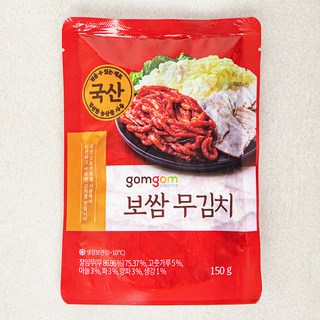 곰곰 보쌈 무김치 150g 1개 상품 이미지