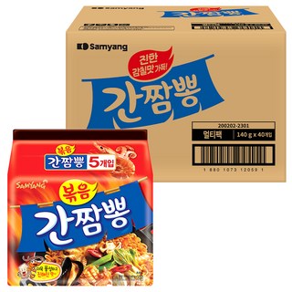 삼양 볶음 간짬뽕 140g, 40개 대표 이미지 - 짬뽕라면 추천
