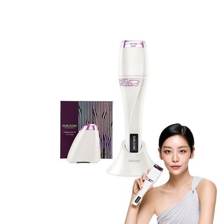 듀얼소닉 프로페셔널 알파 집중초음파 고주파 미용기기, JOMT-AH-08A, 화이트 + 퍼플