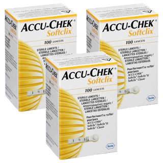 아큐첵 소프트클릭스 란셋 채혈침 Accu-Chek Softclix Lancet, 3개