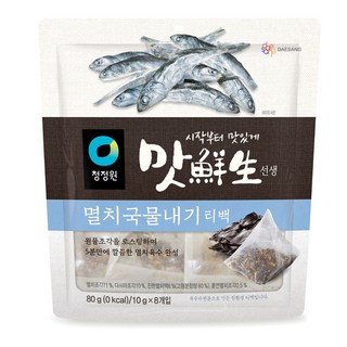 맛선생 멸치국물내기 티백 80g 1개