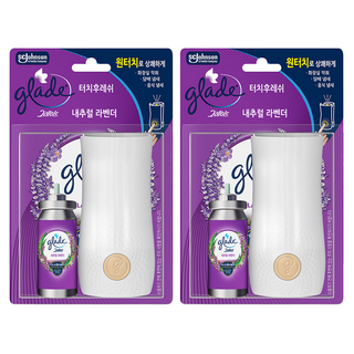 그레이드 터치후레쉬 방향제 내추럴 라벤더 본품 + 리필, 13ml, 2세트
